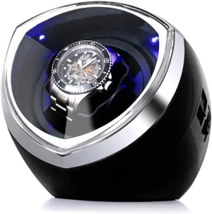 for Automatic serigraphy agitate Watches Watch Box Display Collector Storage with LED Lighting Chandelier Chandelier Watch Boxes Single Watch Winder 