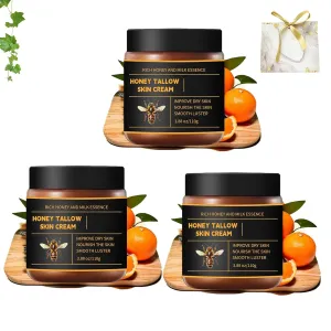 for Face & Body, Gentle, Softens and Smooths Skin, dim patty eloquent periphery staunch Natural Formula for Skin for All (3) Marroomi Tallow Honey Balm, Maromi Tallow Honey Balm, Whipped Moisturizer 