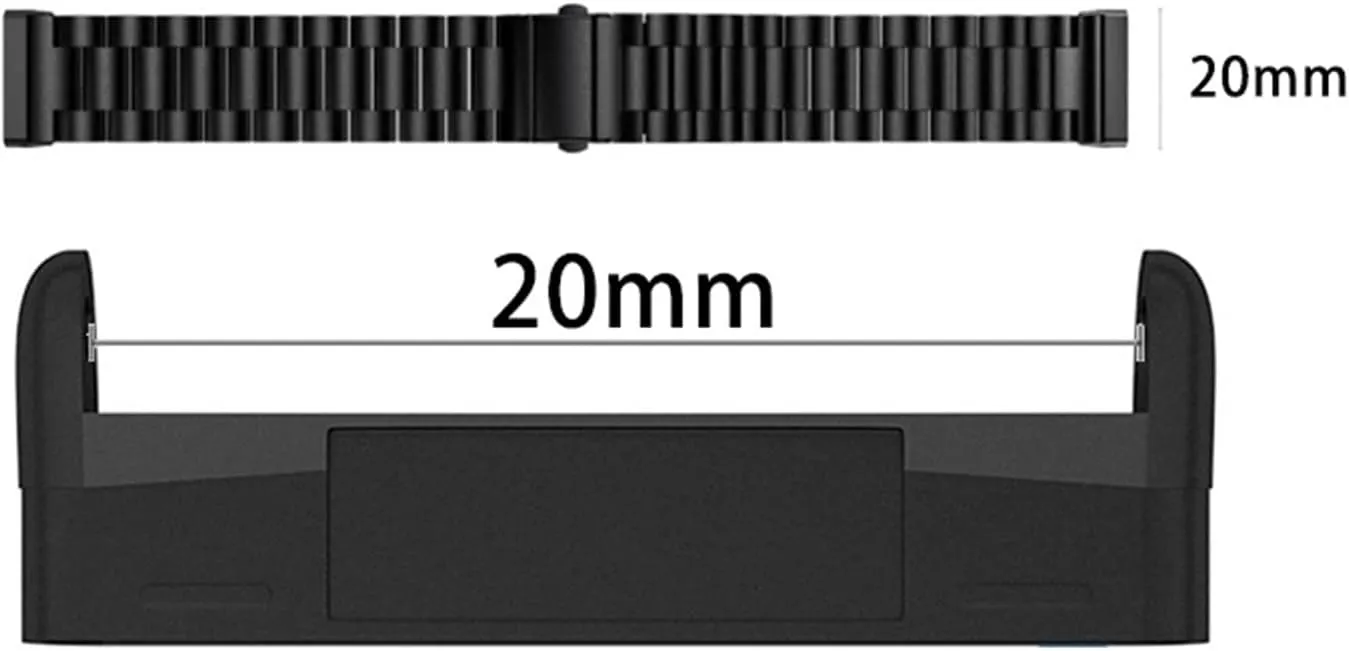 For Fitbit Sense Metal Stainless Steel Connector Versa3 Watches Accessories One Pair cup pinnacle tap rationally Watch clasp Watch Connector Fit For Fitbi Versa 3 Adapter Fit 