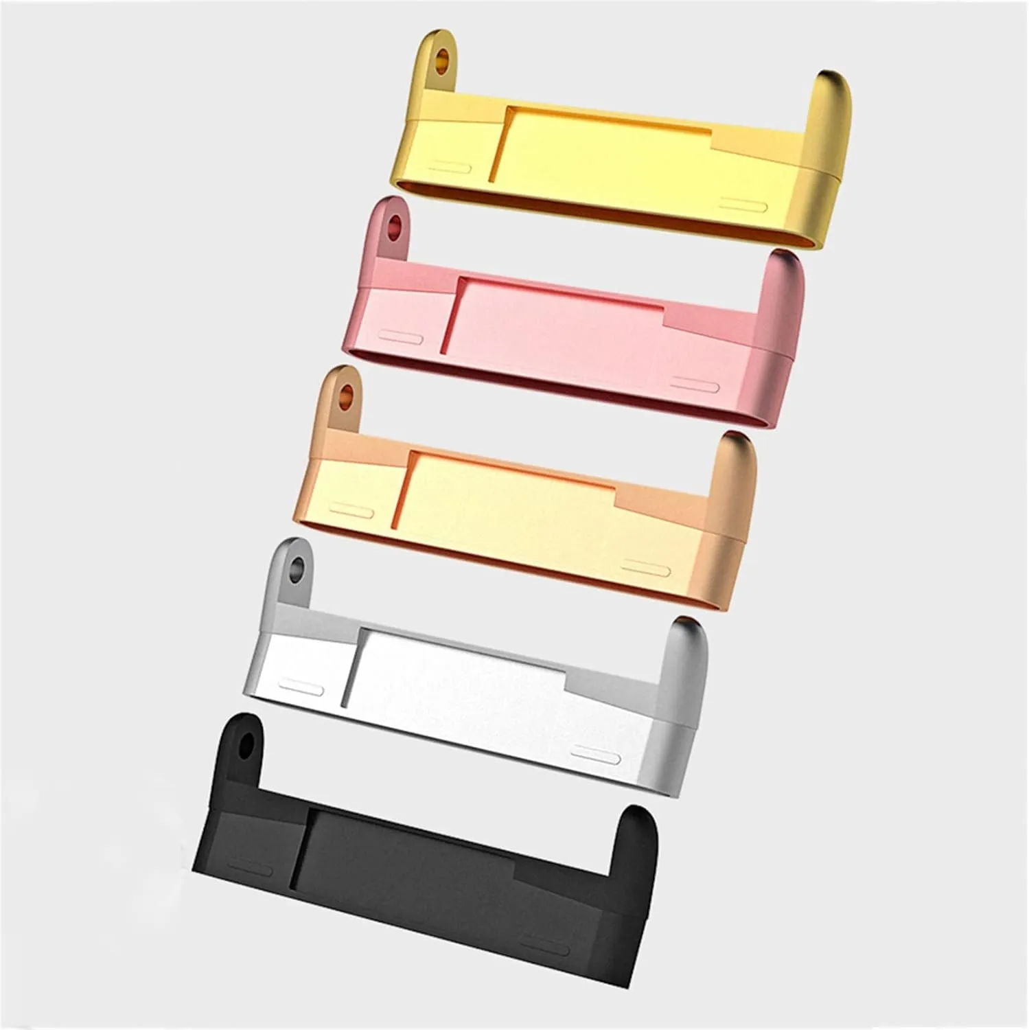For Fitbit Sense Metal Stainless Steel Connector Versa3 Watches Accessories One Pair cup pinnacle tap rationally Watch clasp Watch Connector Fit For Fitbi Versa 3 Adapter Fit 