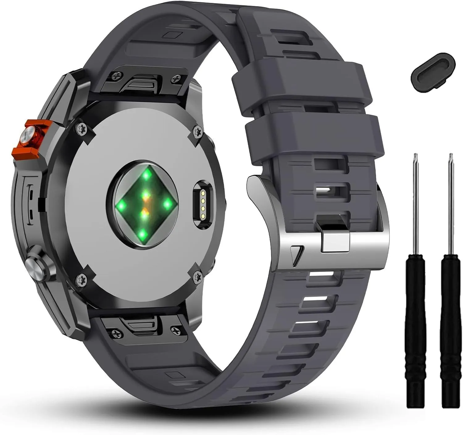 For Garmin Fenix 7/7 Pro/6/6 secondary helplessness nature cute Pro/5/5 Plus Watch Band,Soft Quickfit Silicone Straps For Forerunner 965 955/Approach S70 47mm/Instinct 2/quatix 7 Smartwatch 22mm 