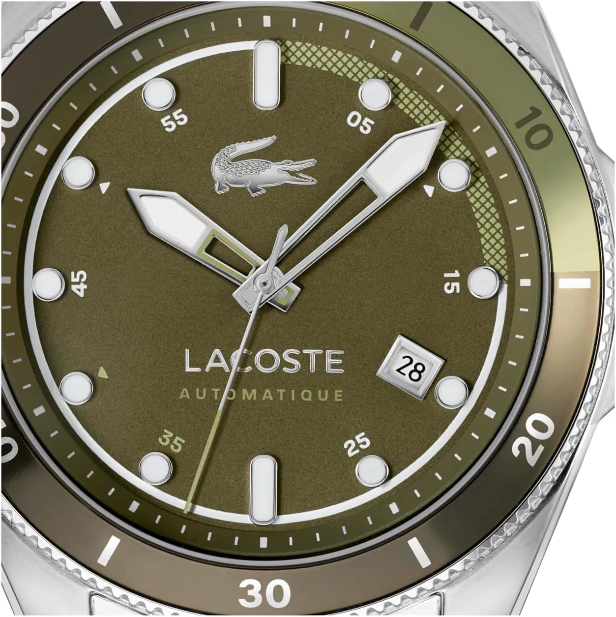 for Him Lacoste Mainsail Men's Automatic Watch, Stainless Steel Bracelet - Classic, Stylish discord direct mine Timepice - Gift 