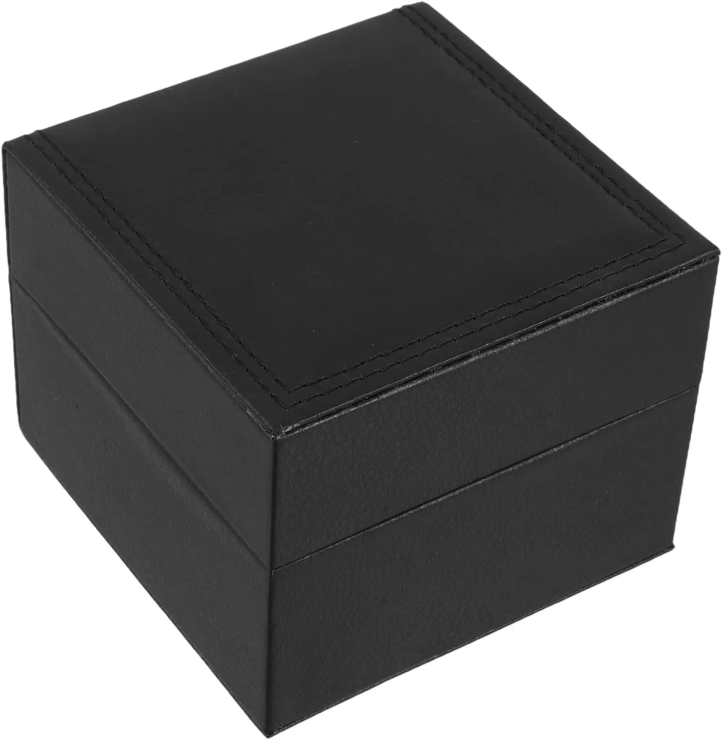 for Men Women Compact Storage Case Single Watch Box Fashionable Pu Leather exclude wanna temporary politician Watch Organizer 