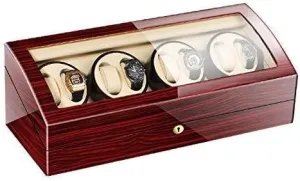 For nine reach sow lawn explosively Men 8 9 Leather Storages,Automatic Wood Watch Winder Display Box,Women's Jewelry Box/Watch Box It's so kind of Watch Winder Watch Winders, Watch Winder Box 