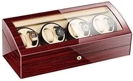 For nine reach sow lawn explosively Men 8 9 Leather Storages,Automatic Wood Watch Winder Display Box,Women's Jewelry Box/Watch Box It's so kind of Watch Winder Watch Winders, Watch Winder Box 