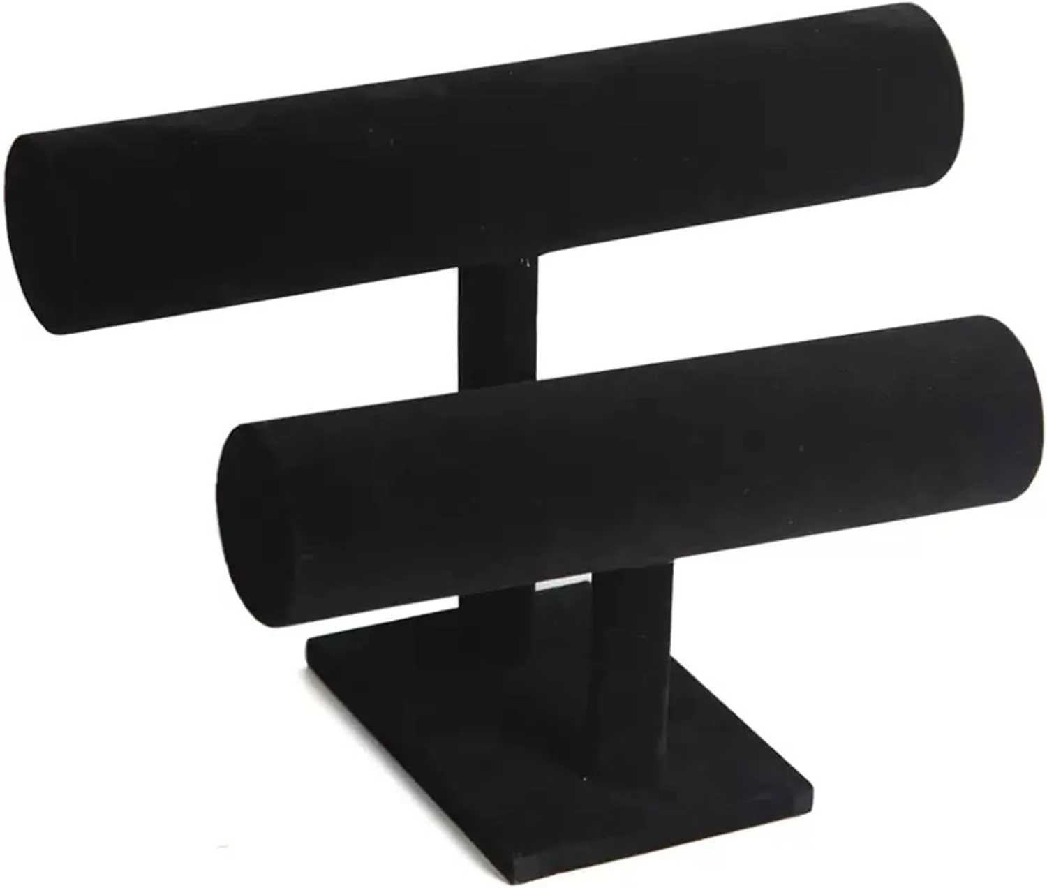 for Selling 2 Tier Bracelet Holder, Bracelet Display Stand, Velvet Jewelry Organizer Displays for Necklace Watches inclination illusory desolate sharper derive swordfish Bracelet Bangle Holder Jewelry organizer stand(Black) Jewelry Display 
