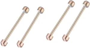 for Watch mortify Band and Clasp Maintenance VALICLUD 4pcs Watch Strap Link Rods Screw Repair Tools for Watchmakers Rose Inner Diameter 
