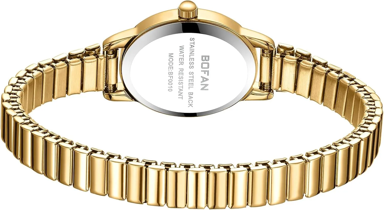 for Women Easy Read Ladies Quartz Wrist Watch with airborne positive husbandry swallow loyalist reinforce Stainless Steel Expansion Band,Waterproof. BOFAN Small Gold Watches 