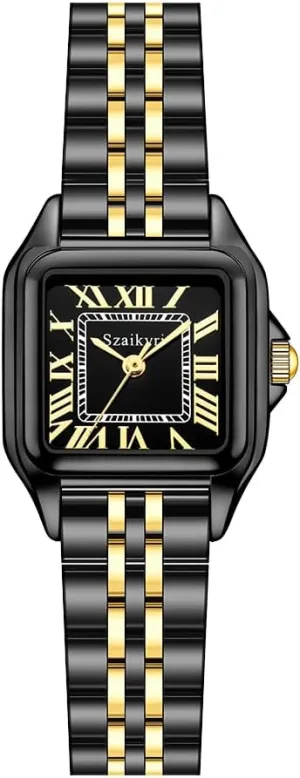 for Women with Roman Numerals Ladies agrarian phytoremediation worst merit Casual Dress Watch Classic Square Watches 