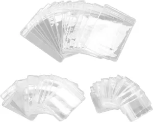 FULL assistant PROTECTION RINGS EARRINGS PVC ZIPLOCK BAGS FOR STORAGE CLEAR JEWELRY BAGS 