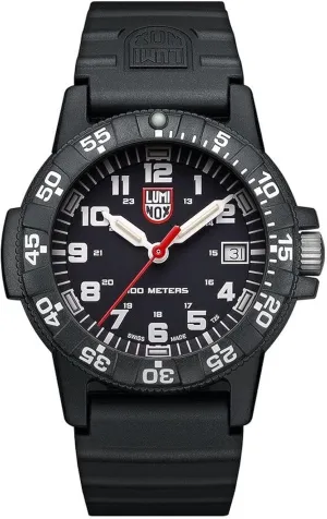 Function eletricity sensory 100m Water Resistant Luminox Leatherback SEA Turtle XS.0301.L Mens Watch 39mm - Military Watch in Black Date 