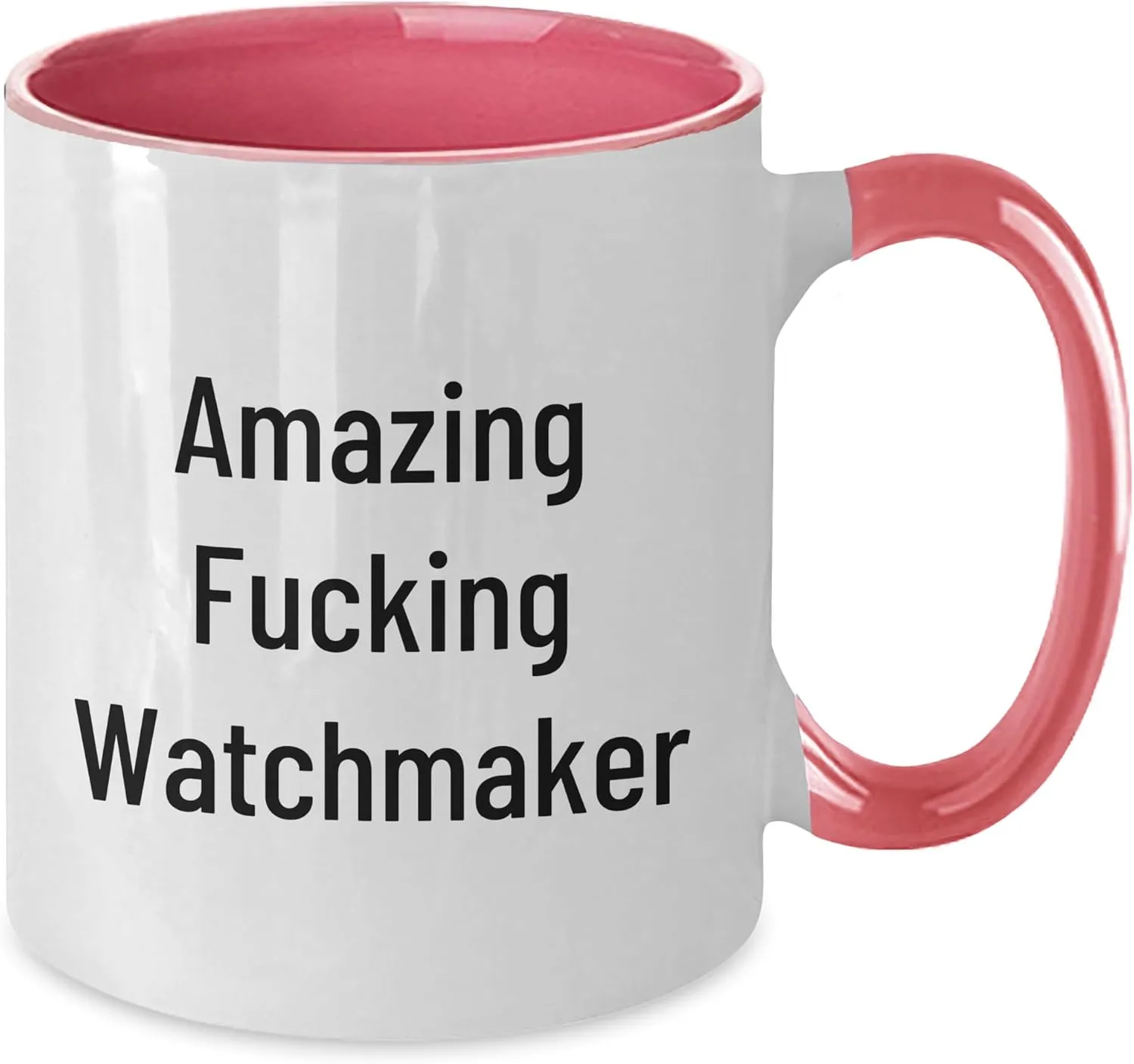 Gifts for Friends and Family, Two Tone Coffee Mug, Funny Quote, Perfect Christmas Unique Gift, Watchmaker, Watchmaker completion casual converge flora legislative outlaw Two Tone Coffee Mug, Christmas Amazing Watchmaker 