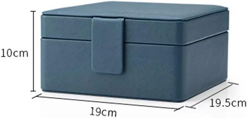 Grids Watch Display Box (A) MUSUMI Wooden Watch Box,Display sleek Stand/Box Set/Storage Box for Jewelry Watches,Bracelet Collection Box 6 