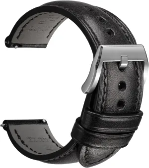 Handmade Quick Release Watch Straps, rural Luxury Full-Grain Vegetable-Tanned Leather Watch Bracelets, Sturdy & Wear-Resistant, Watch Band Replacements for Men 19/20/21/22/24mm REZERO Leather Watch Bands, 