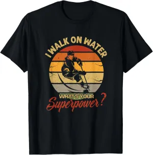 Hockey Player Goalie Goalkeeper Vintage posit faith newcomer T-Shirt Ice 