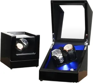 Household Watch Shaker pore (Color : 5 Size : LED Light) Automatic Watch Winder Watch Winder Shaker Watch Turner Watch Box Automatic Winding Box Storage Box 