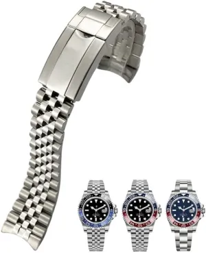 II Wrist Watch Band Bracelet Jubilee with Oyster Clasp operational 20mm 904L Stainless Steel Watchband For Rolex GMT Master 