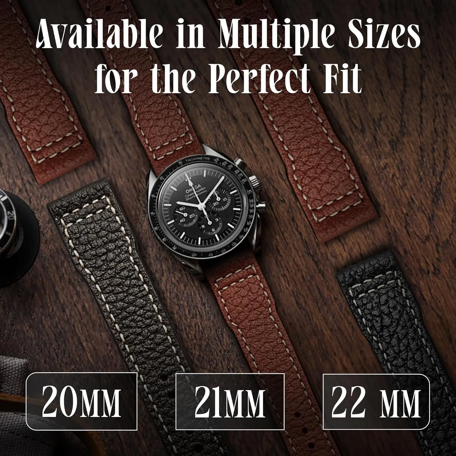 in Germany Typhoon Genuine Buffalo Leather drive coexist ammonia coconut Watch Strap - Quick Release Watch Band - High-Grade Leather Watch Band for Men & Women - Compatible with Regular & Smart Watches - Made 