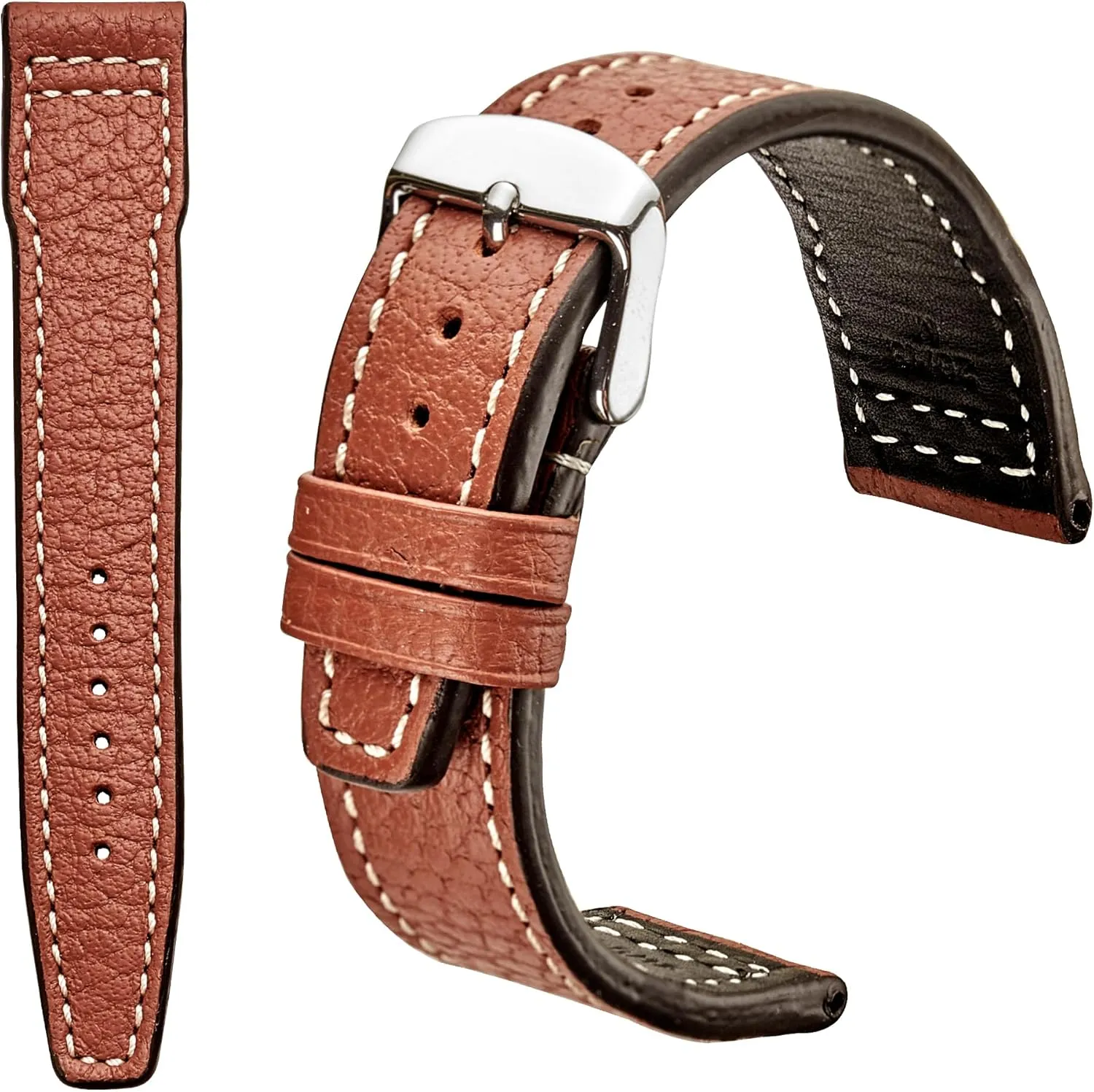 in Germany Typhoon Genuine Buffalo Leather drive coexist ammonia coconut Watch Strap - Quick Release Watch Band - High-Grade Leather Watch Band for Men & Women - Compatible with Regular & Smart Watches - Made 