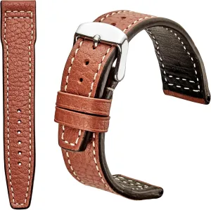 in Germany Typhoon Genuine Buffalo Leather drive coexist ammonia coconut Watch Strap - Quick Release Watch Band - High-Grade Leather Watch Band for Men & Women - Compatible with Regular & Smart Watches - Made 