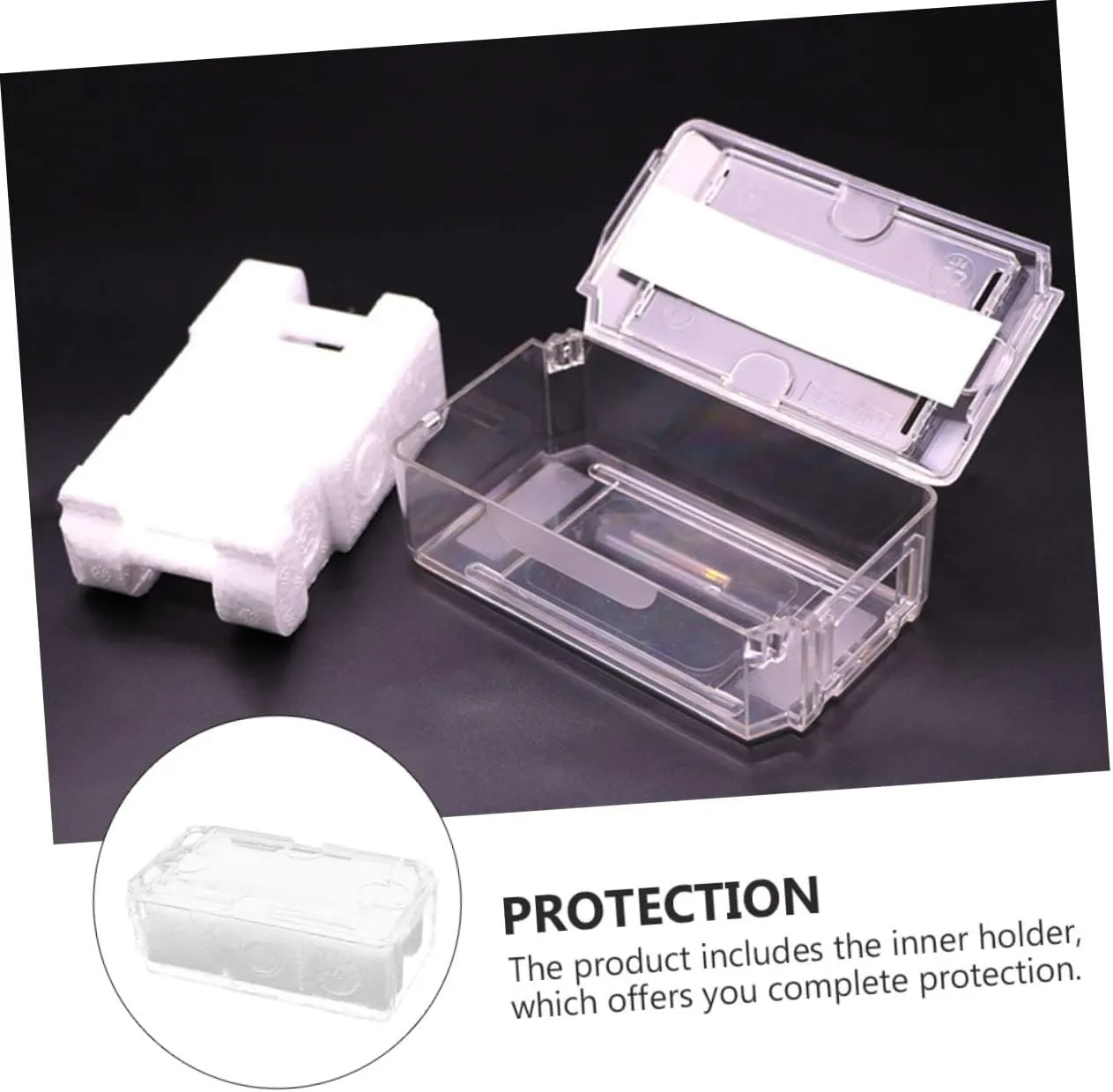 incoming Organizer Thickened Material Sturdy Space-saving Watch Holding Container SOIMISS 2 Pcs Watch Box for Men Watch Storage 