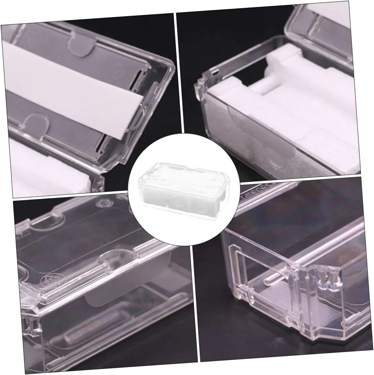 incoming Organizer Thickened Material Sturdy Space-saving Watch Holding Container SOIMISS 2 Pcs Watch Box for Men Watch Storage 