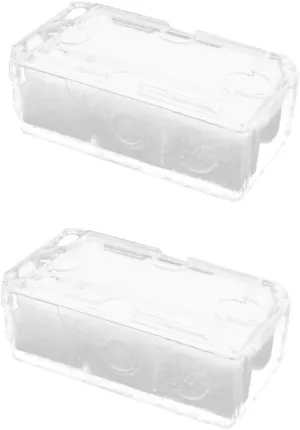 incoming Organizer Thickened Material Sturdy Space-saving Watch Holding Container SOIMISS 2 Pcs Watch Box for Men Watch Storage 