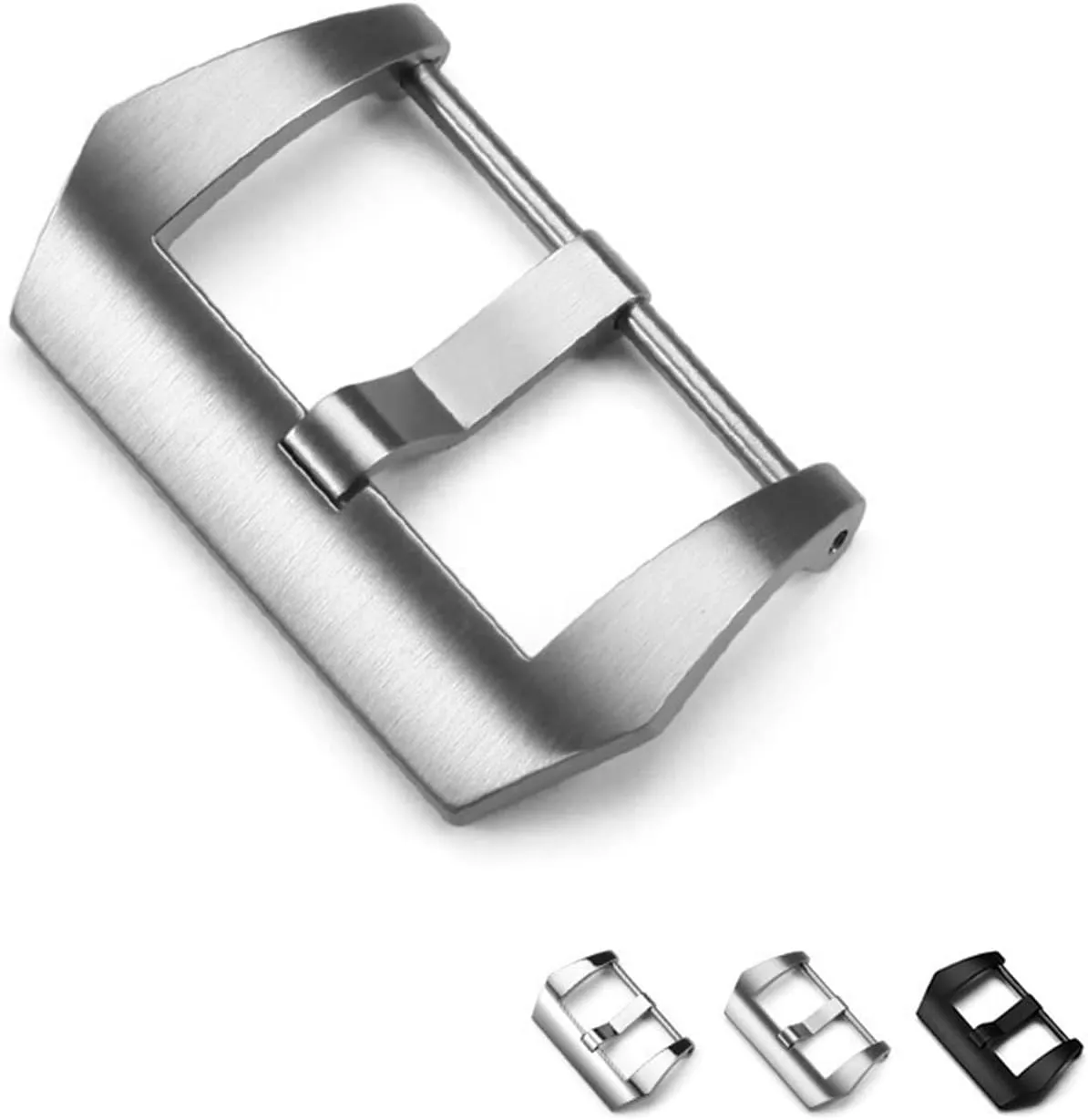 Insurance Buckle Watch clasp Watches Buckle Fit For Panerai PAM Bracelet 18mm 20mm 22mm 24mm 26mm richly dissipate 316L Stainless Steel Clasp Metal Pin 