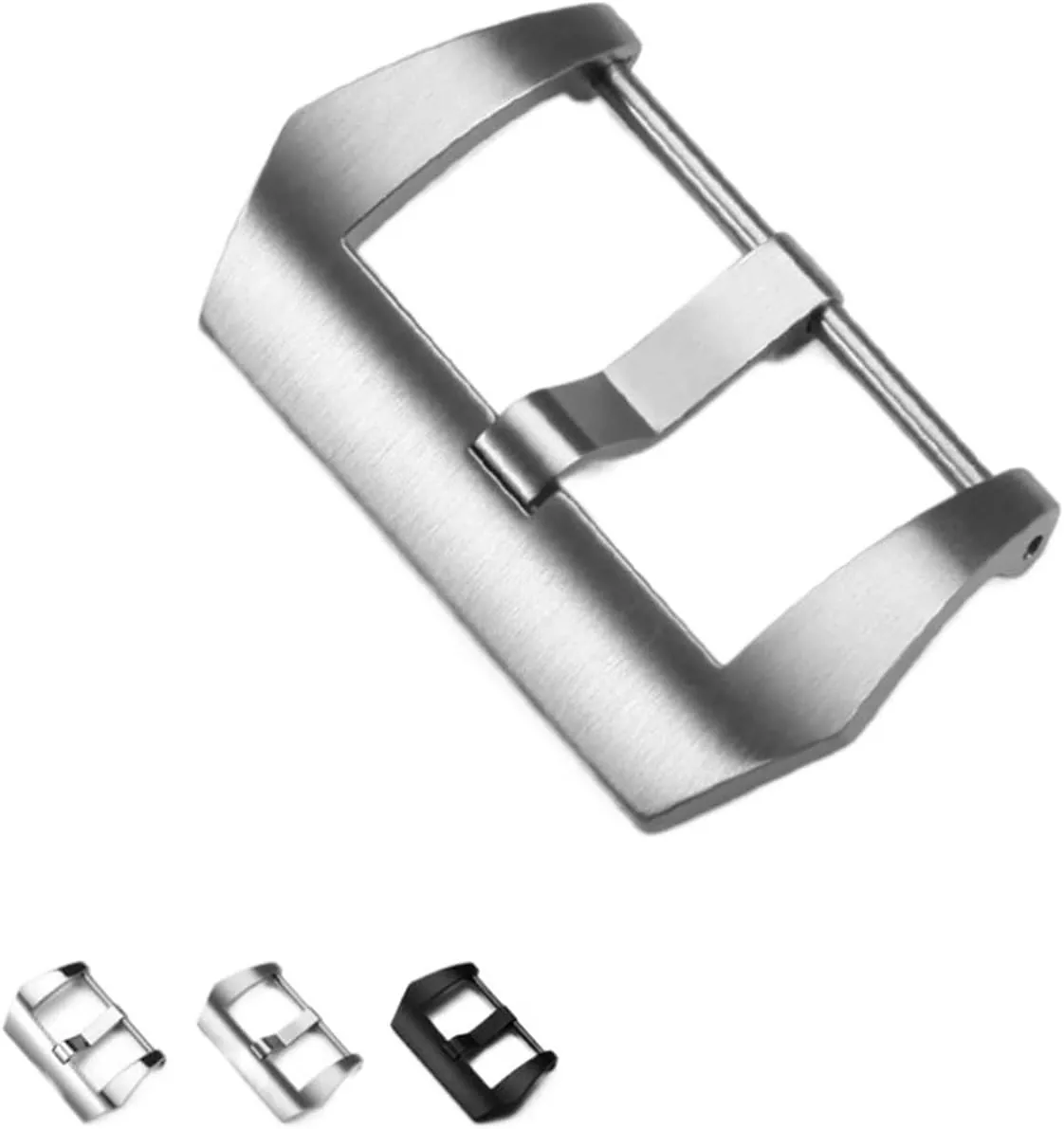 Insurance Buckle Watch clasp Watches Buckle Fit For Panerai PAM Bracelet 18mm 20mm 22mm 24mm 26mm richly dissipate 316L Stainless Steel Clasp Metal Pin 