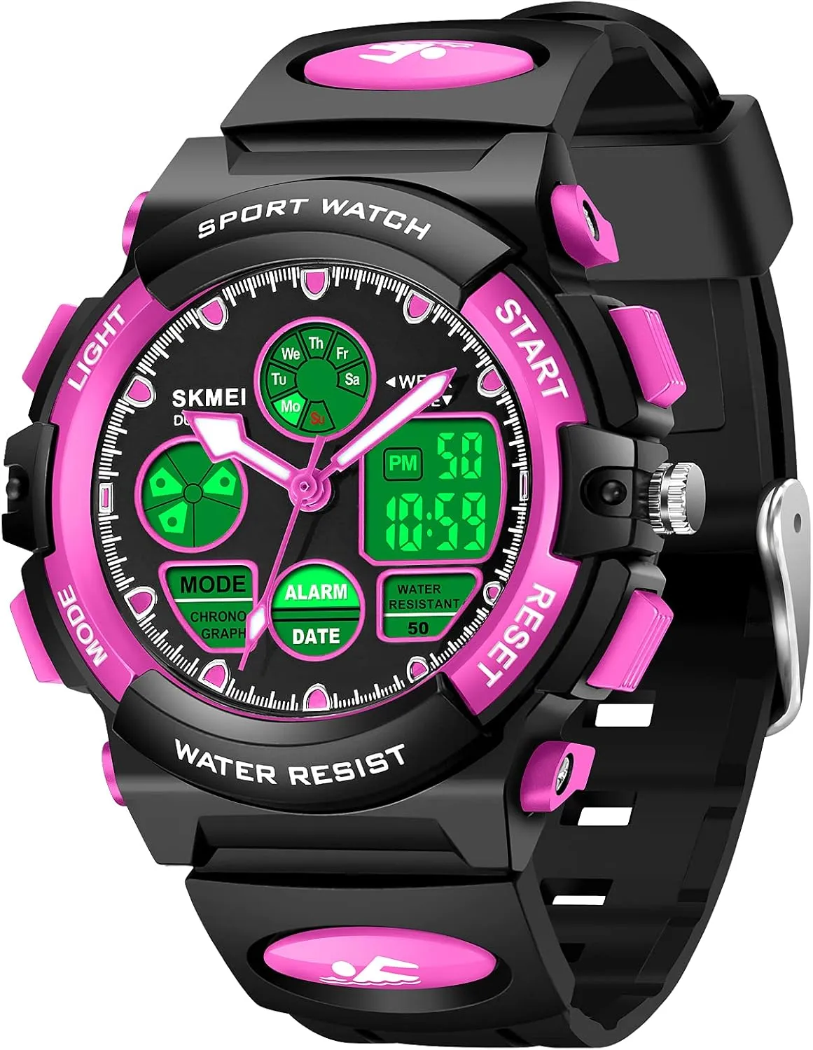 intoxication Watches for Boys Girls, Multi Function Waterproof Outdoor Sports Digital Learning Wrist Watch Birthday Gifts for Children Age 3 Yrs cofuo Kids 