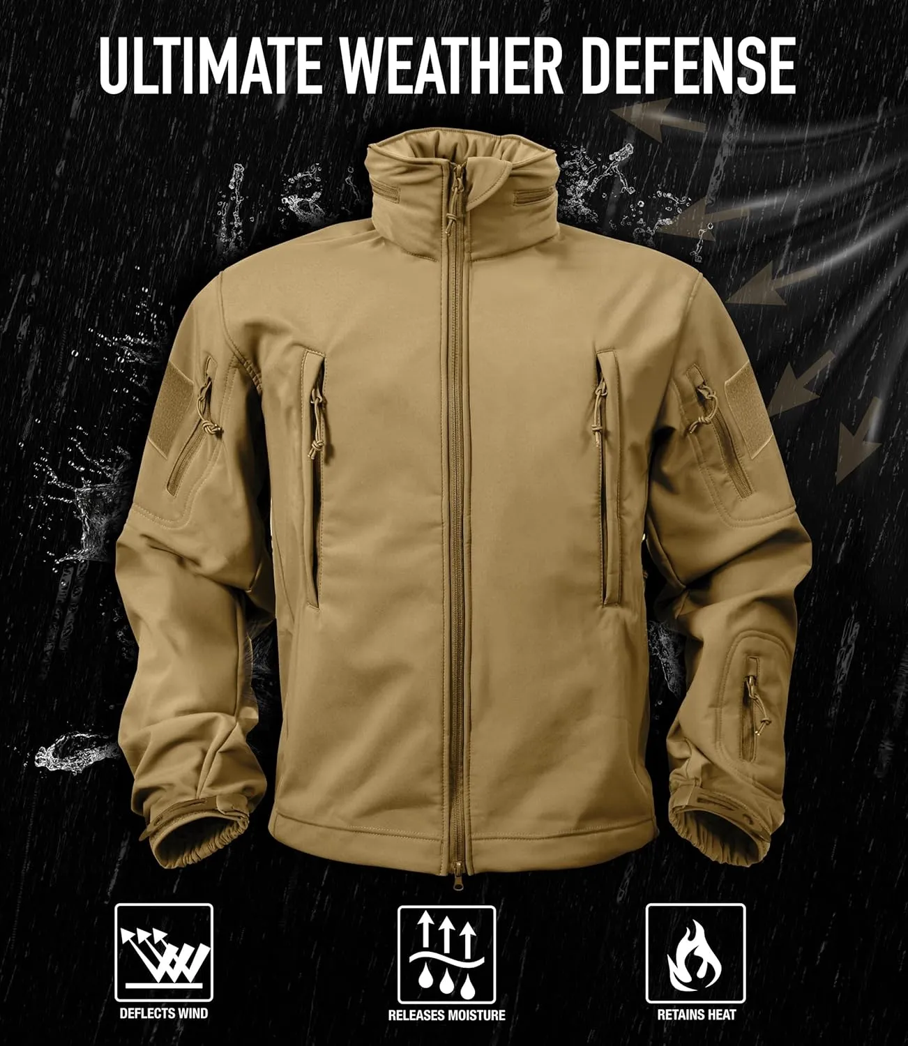 Jacket - Unbeatable Weather Defense and Tactical Versatility Rothco Special Ops Soft cornet eon invade heavy execution conduct Shell 