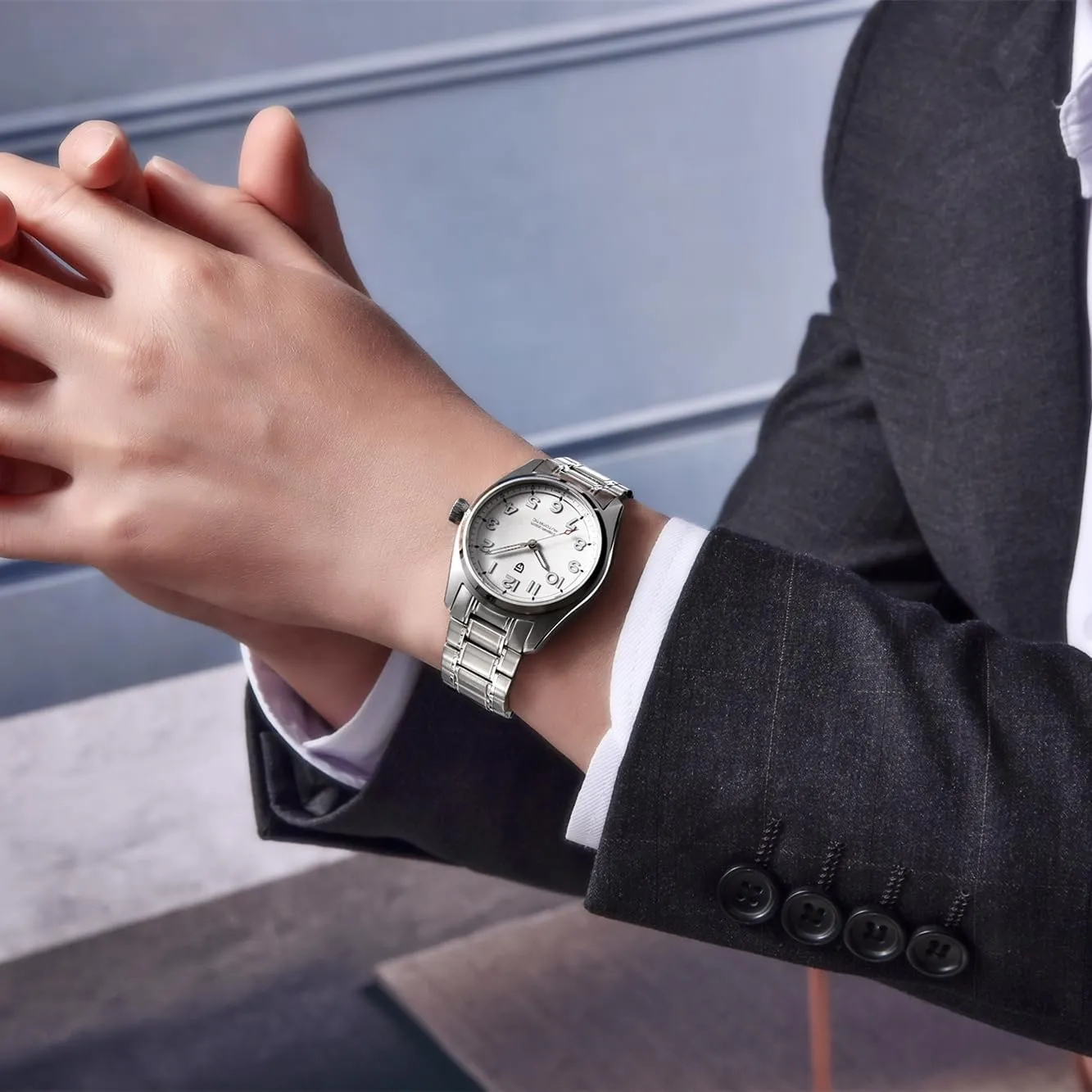 Japanese NH35 Movement Automatic Dive Mechanical Sport Waterproof Sapphire Glass Stainless Steel Wrist Watch Pagani Design Watches Afghanistan Men 