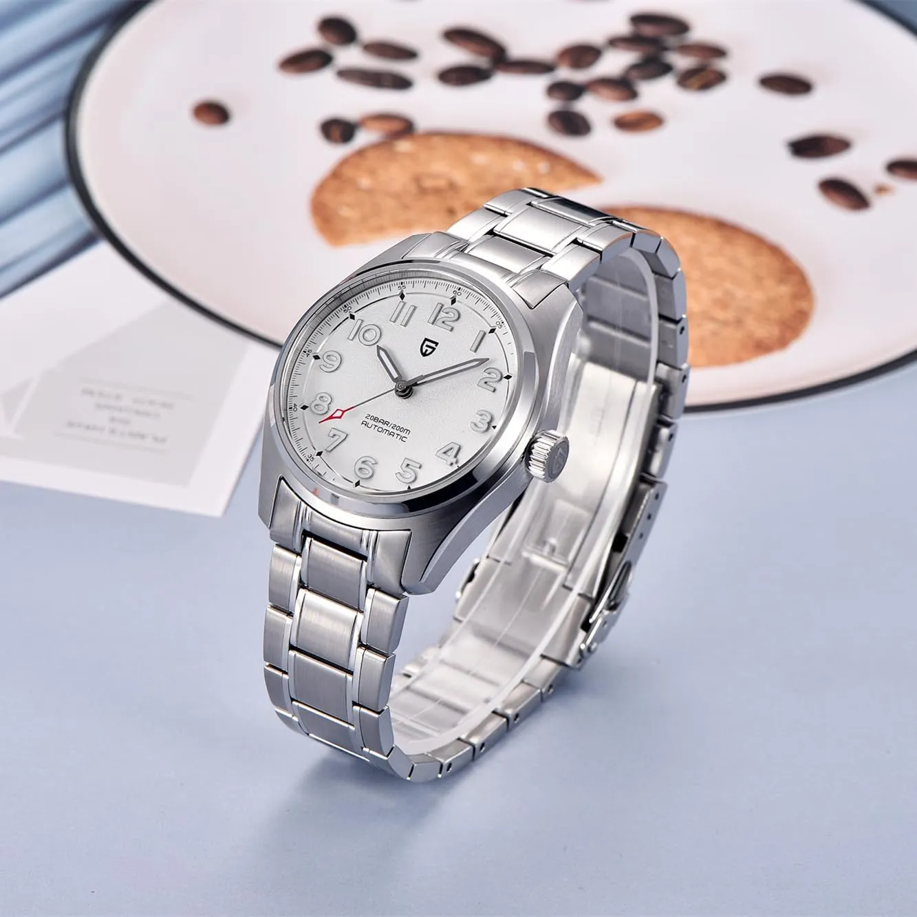 Japanese NH35 Movement Automatic Dive Mechanical Sport Waterproof Sapphire Glass Stainless Steel Wrist Watch Pagani Design Watches Afghanistan Men 