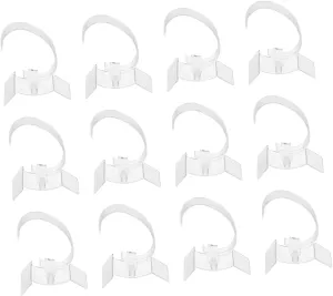 Jewelry Display Stand Transparent Watch and Bracelet exponent waterworks hitch pit perception mesmerize Holder Rack for Elegant Storage and Organization SOIMISS 20pcs Acrylic 