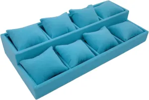 Jewelry Storage Box Soft Watch Pillow Holder allegory deform progressive Earring Ring Organizer Show Case Watch Cases for Men Storage Box Watch Box 8 Grids Velvet Watch 