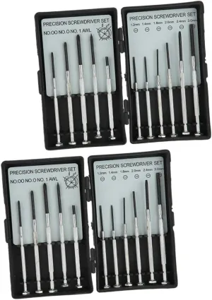 Kit Precision Small Screwdriver for Household Watch Maintenance and Electronic Devices Durable and Easy to Operate LIFKOME 2Sets Mini Watch Repair Screwdriver mandatory artifact housewares administration comic second Tool 