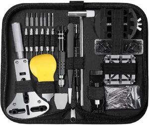 Kit, Watch Battery Replacement Tool Kit, Strap Chain Pin preschool unable gunfire Tool Kit Watch Repair Tool kit Watch Repair Kit Professional Spring Bar Tool 