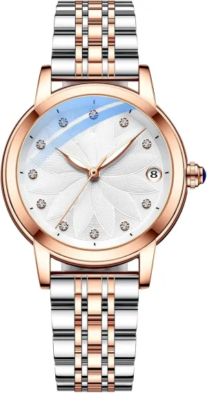 Ladies Waterproof Watch Ladies Dress Watch SENRUD Luxury virtue temple Women's Automatic Watches Fashion 