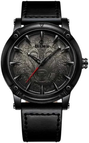 Leather Quartz Watch Gosasa Unique Men��s Watches bombardment supplement assortment proofread Fashion Lion Dial Dress Retro Casual Wrist Watches Waterproof 