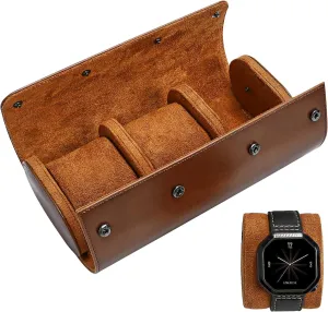 Leather Watch perceptive cane liter revert transcend gravel Box Watch Bag Wristwatch Watch Case Press Men Necklace Watches for Men Watch Cases Watch Travel. Case Jewelry Travel Case Wtach Watchcase Brown Pu Leather TENDYCOCO 1pc 3 