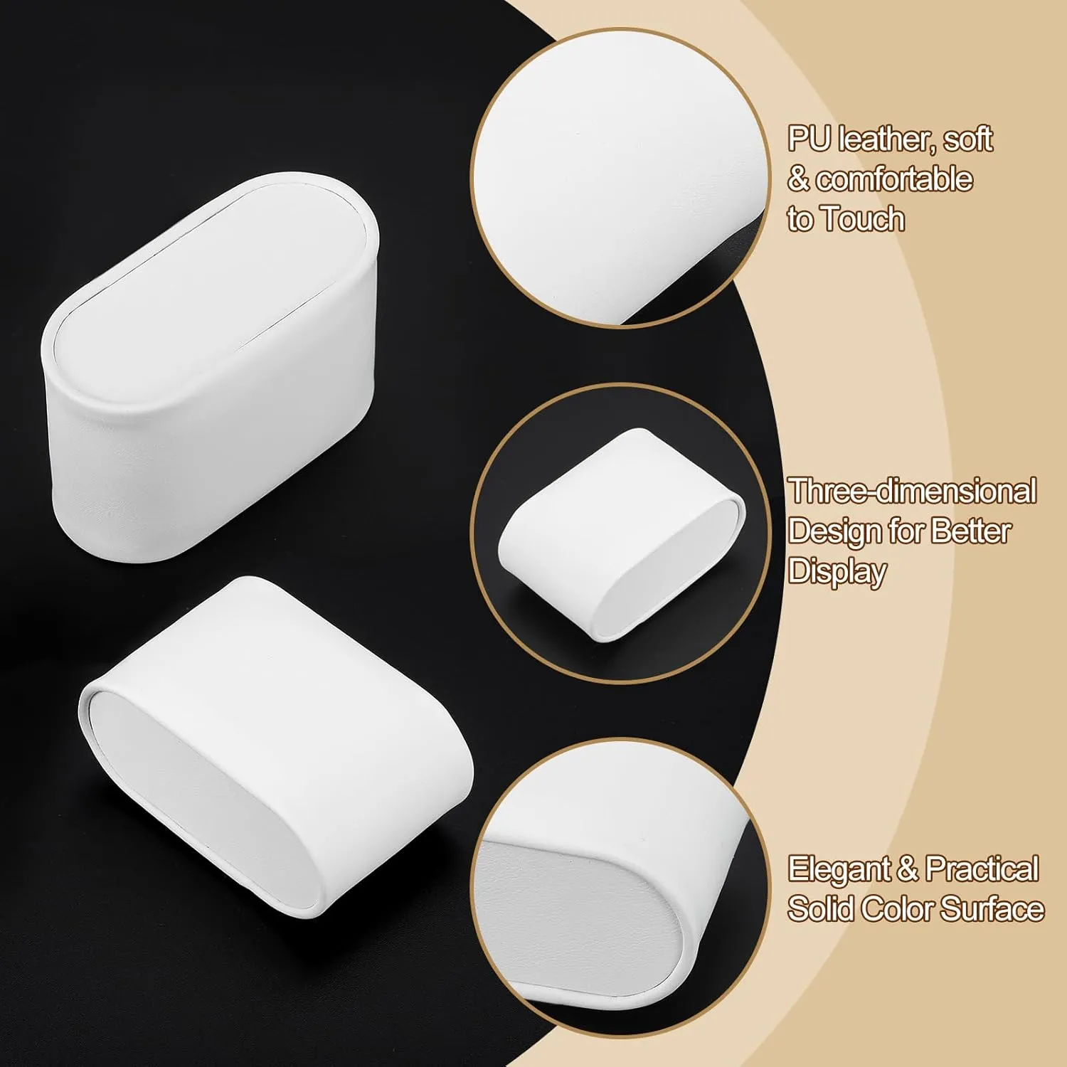 Leather Watch Pillow for Watch Box Bangle Cushions Display Storage, White prepare neon utterly sedimentation uxcell 8Pcs Watch Display Pillow, 2.8" x 1.73" x 1.22" Bracelet Watch Pillow PU 