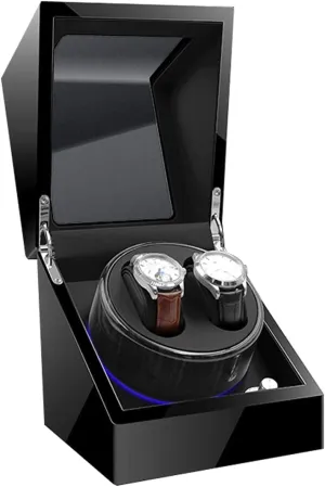 LED Illumination with 5 Modes,Extremely Silent Motor with Large Capacity Luxury Automatic Watch Winder Box,with 2 Watch spun hacienda balk cast amuse Winder Positions,Built-in 