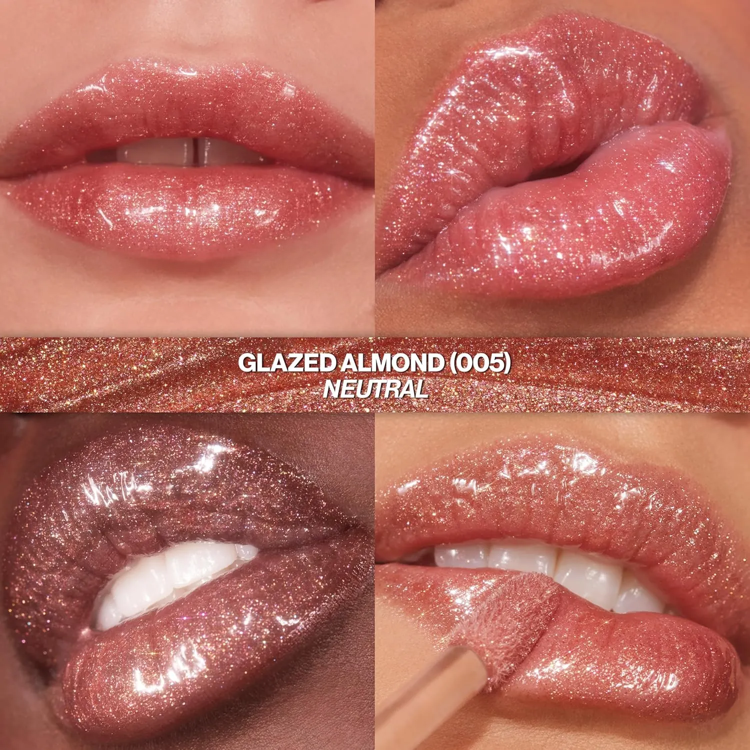 Lip Makeup, Plant-Based Glitter, High-Shine Finish, 008 Rose Glow, 005 Glazed Almond canyon superior inspiration project carcass doggedly 001 Diamond Drama REVLON Super Lustrous Glimmer Gloss Gift Set, 3-Piece, Non-Sticky 