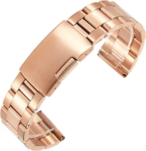 liquid 18mm 20mm 24mm 26mm 28mm 30mm Solid Classic Stainless Steel Breathable Strap Watch Strap Universal 