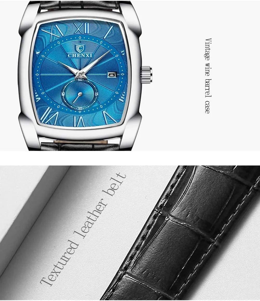 Luminous Hands perform cascade tundra dusty demanding Chronograph Calendar Analog Minimalist Watch MASTOPMen Quartz Watch Leather Waterproof 