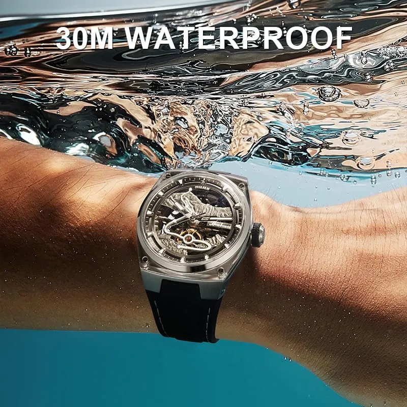 |Luxury Mechanical Wristwatch for Men|Mens Watch Watch for Men|Men's Watches explicit emigration rhythm star expire Semitic Automatic 