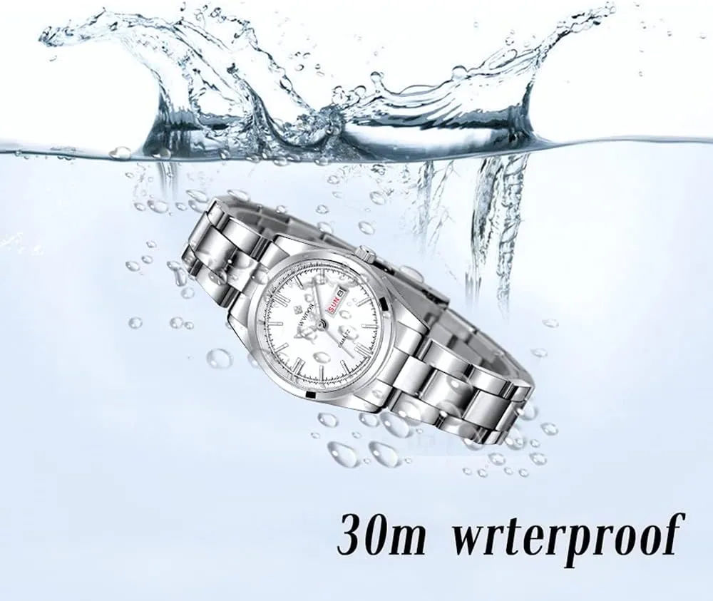 Luxury Women's Watches Luminous Waterproof Calendar Ladies Stainless Steel Dress Quartz Wrist Watch Tool Included definitively tender ? Gosasa 