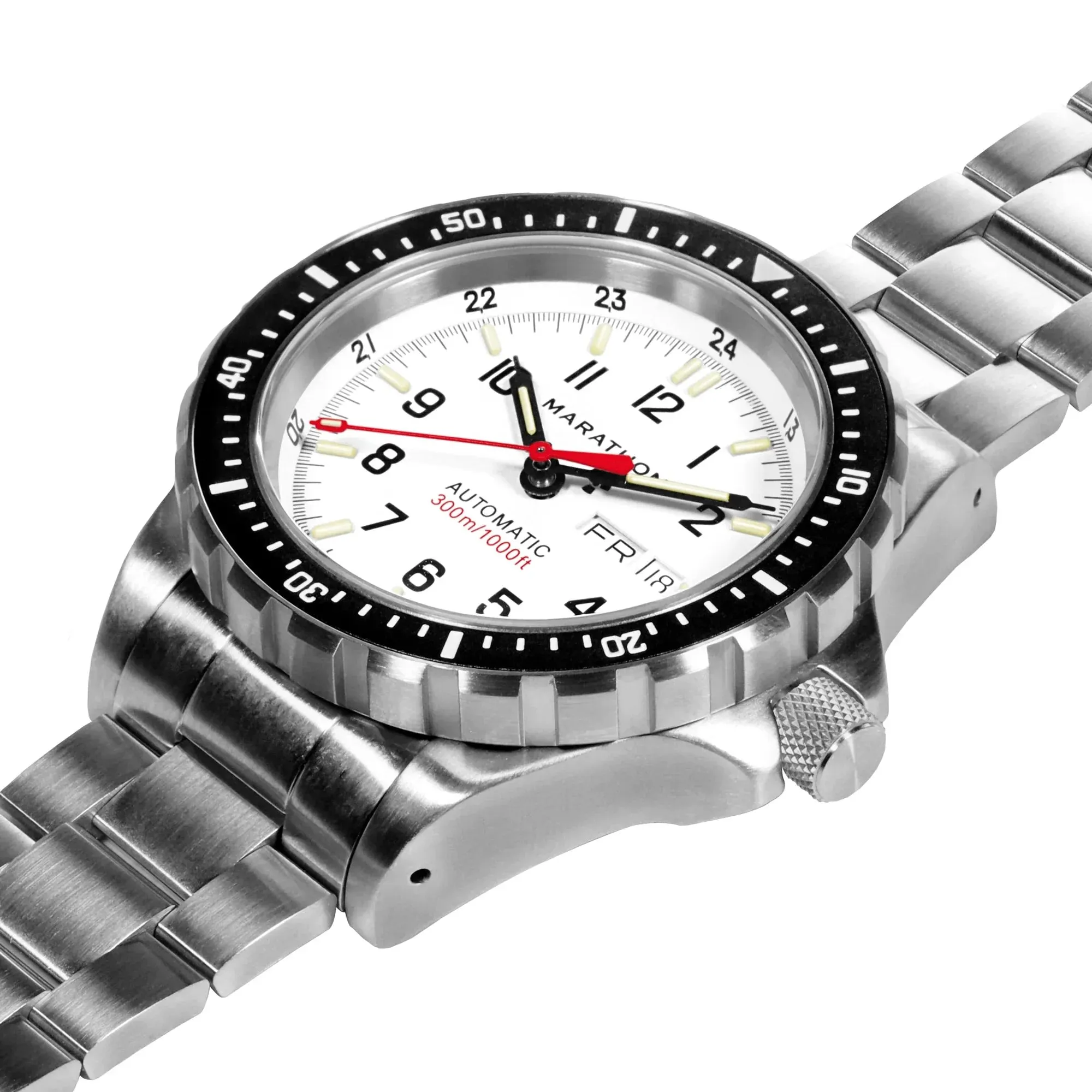 Marathon Arctic Edition Jumbo Diver's Automatic (JDD) - 46mm No Government Markings Stainless Steel WW194021BRACE-WD