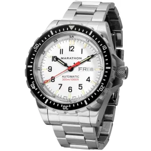 Marathon Arctic Edition Jumbo Diver's Automatic (JDD) - 46mm No Government Markings Stainless Steel WW194021BRACE-WD