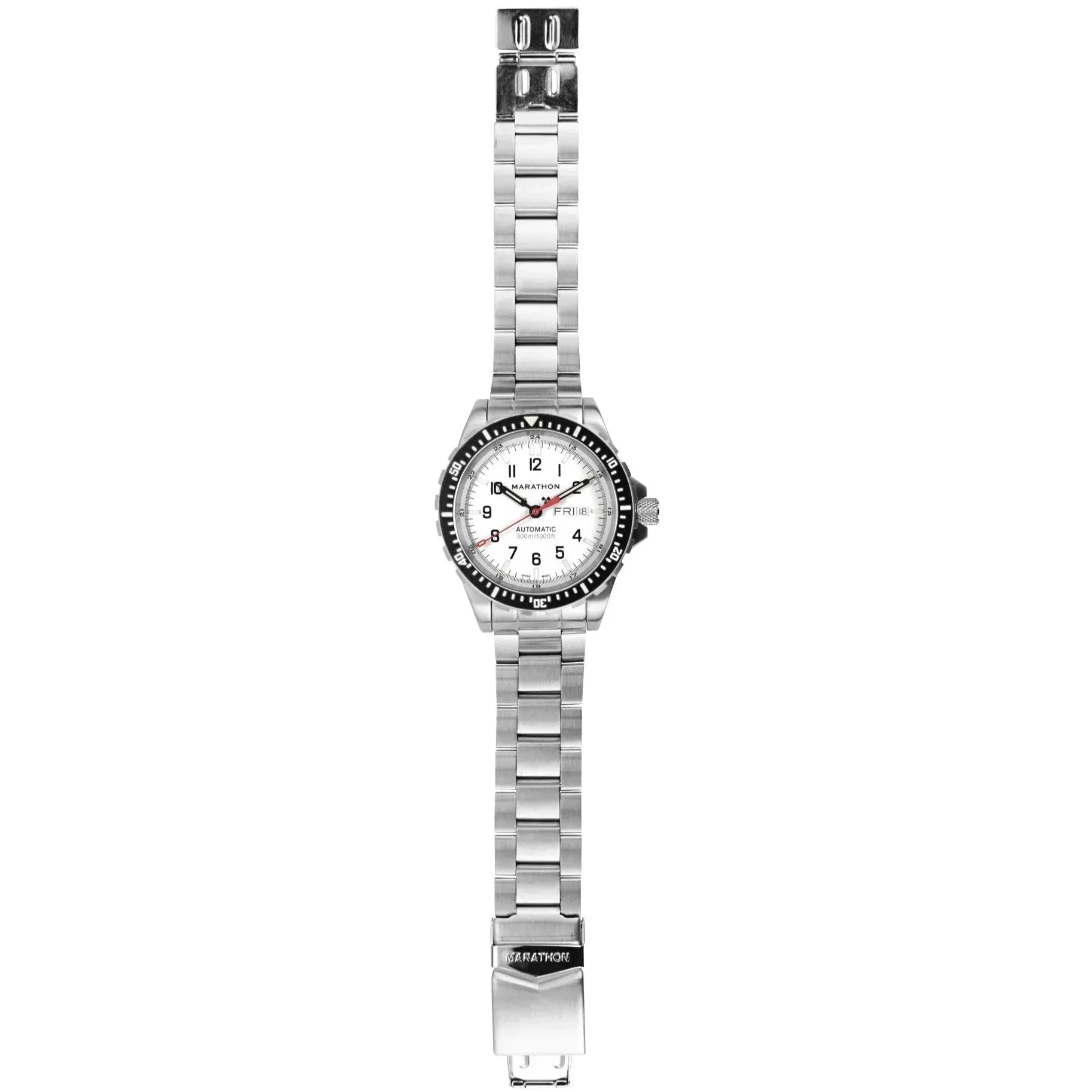 Marathon Arctic Edition Jumbo Diver's Automatic (JDD) - 46mm No Government Markings Stainless Steel WW194021BRACE-WD
